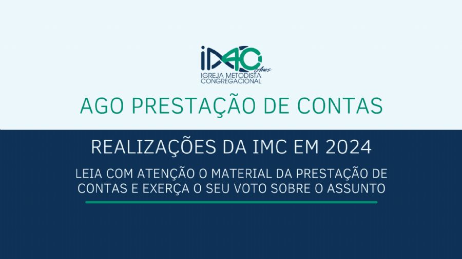 AGO PRESTAÇÃO DE CONTAS